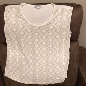 Liz Claiborne tank top with sequins